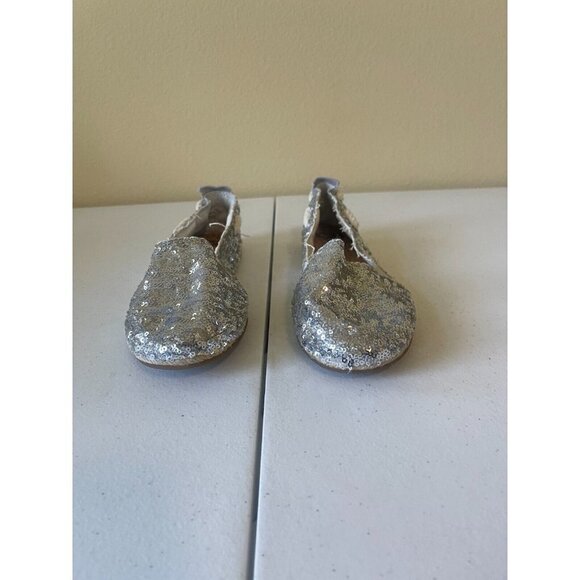 Gianni Bini sequined silver Espadrilles Size 9 - Picture 3 of 13